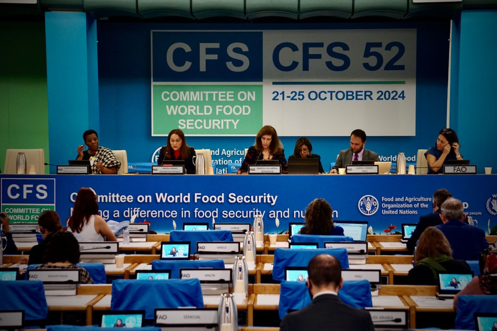 Ministra de la Mujer participa en Foro sobre igualdad y empoderamiento femenino del Comité de Seguridad Alimentaria Mundial