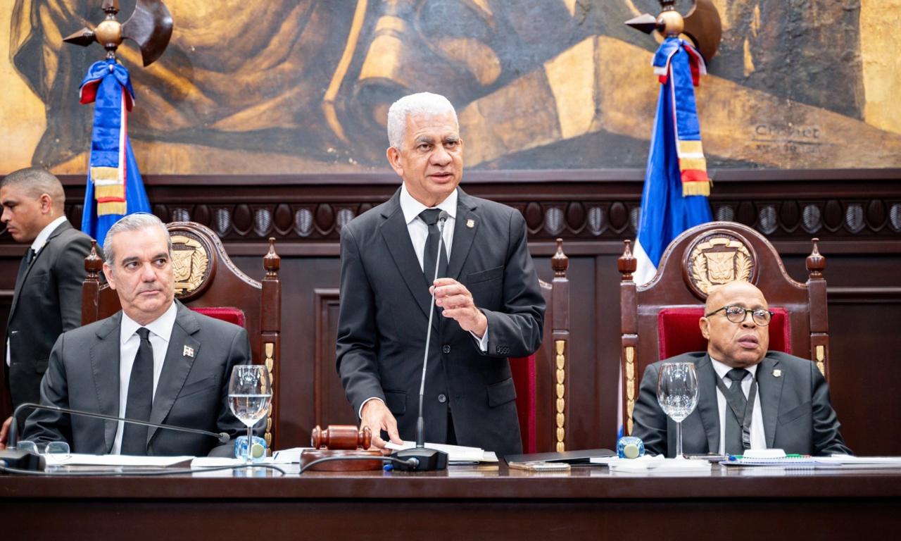 Discurso de Ricardo de los Santos, presidente del Senado, en la proclama de la Constitución Dominicana 2024