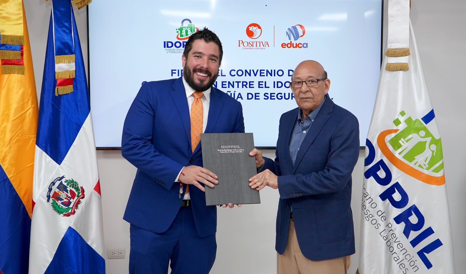 IDOPPRIL y Positiva firman acuerdo para proyectos en salud y seguridad laboral