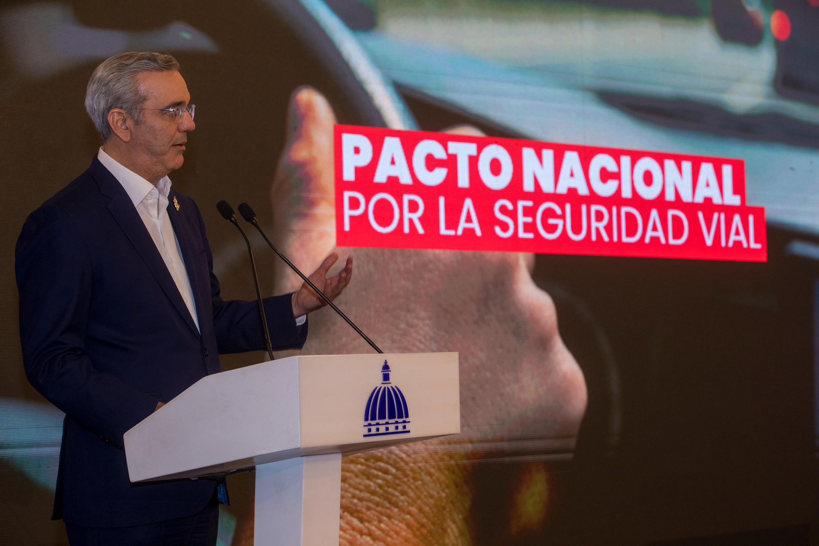 Presidente Abinader presenta Pacto Nacional por la Seguridad Vial para involucrar a los sectores representativos de la sociedad con el fin de resolver los problemas del tránsito