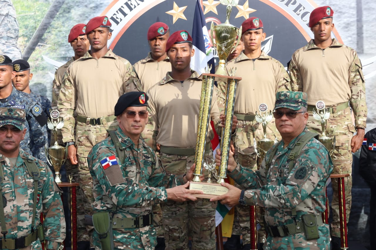 El Ejército se corona campeón en la competencia “Fuerzas Especiales de las FF.AA. y la PN RD 2024”