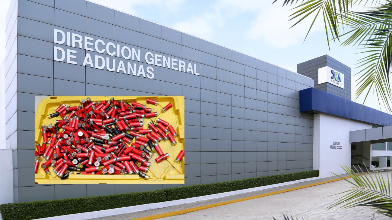 Aduanas ha incautado 4.45 millones de unidades de municiones desde agosto 2020 a la fecha