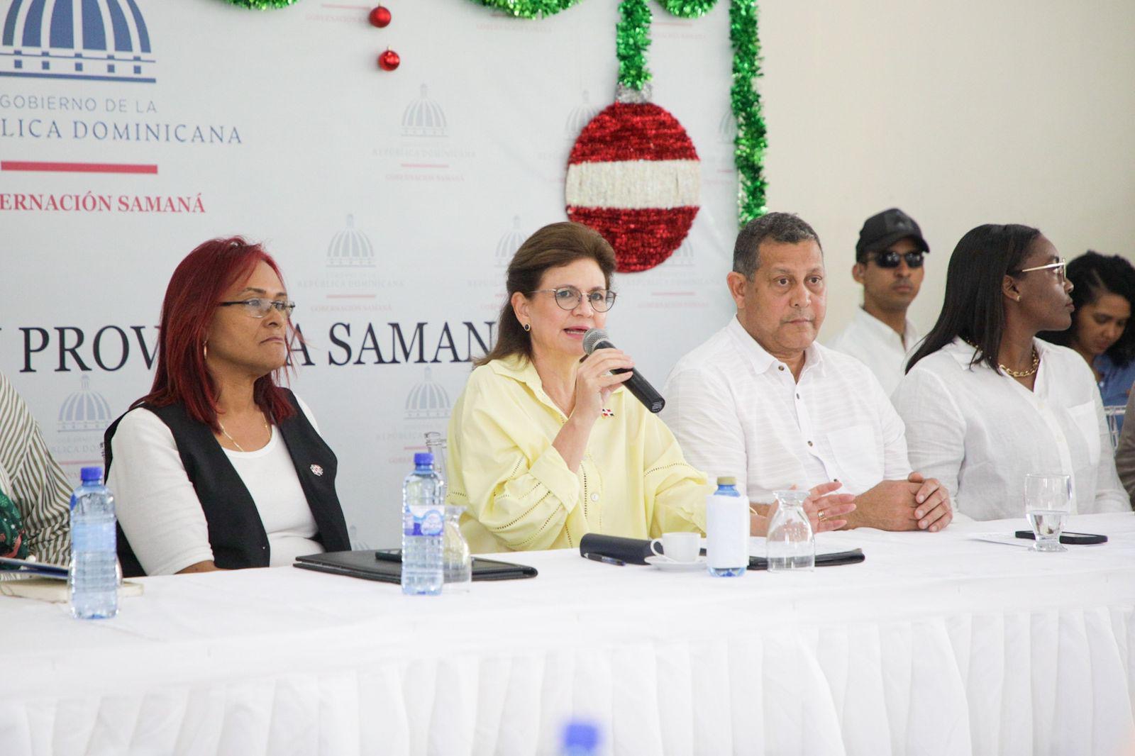 Raquel Peña dispone asistencia rápida e inmediata para los afectados por lluvias en Samaná