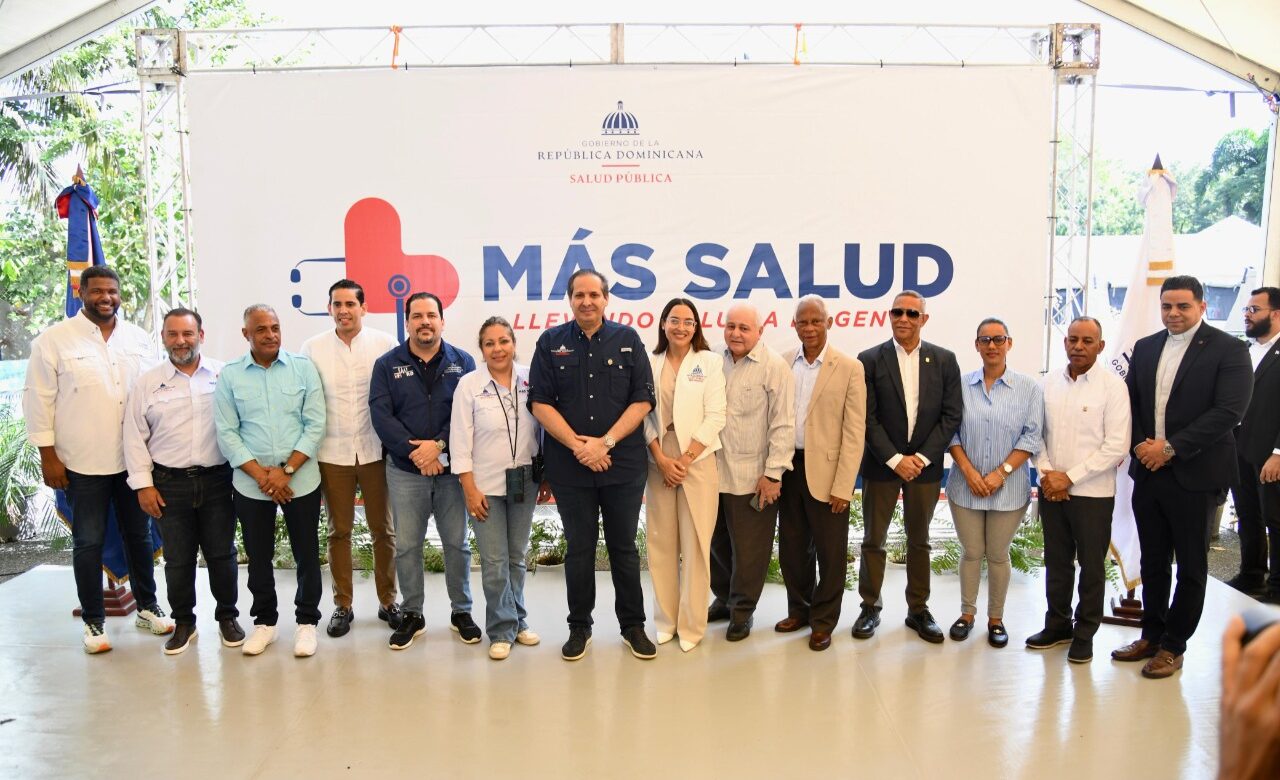 Ministerio de Salud realiza la jornada de prevención Más Salud y Bienestar, en la provincia Duarte