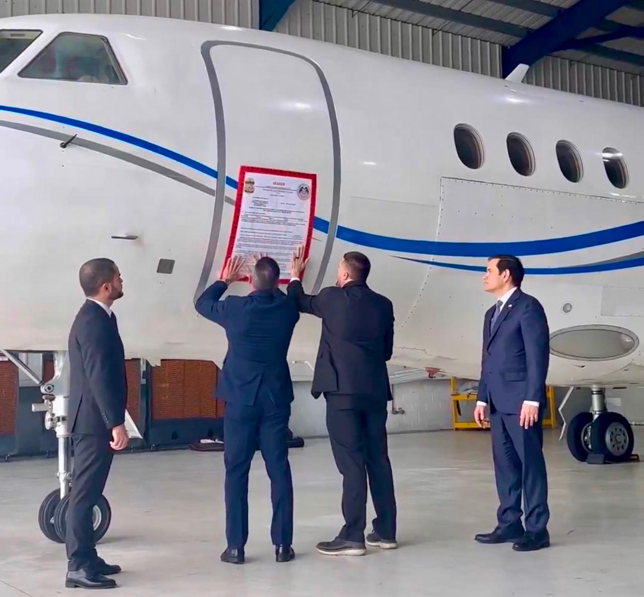EE.UU. incauta avión de Maduro en República Dominicana con intervención de Marco Rubio
