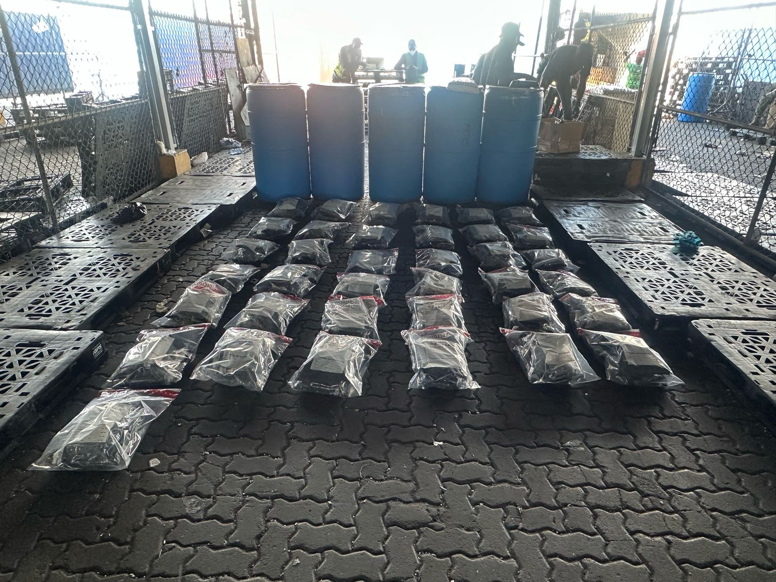 Confiscan 73 paquetes de marihuana en Puerto Haina y arrestan a hombre en Puerto Plata