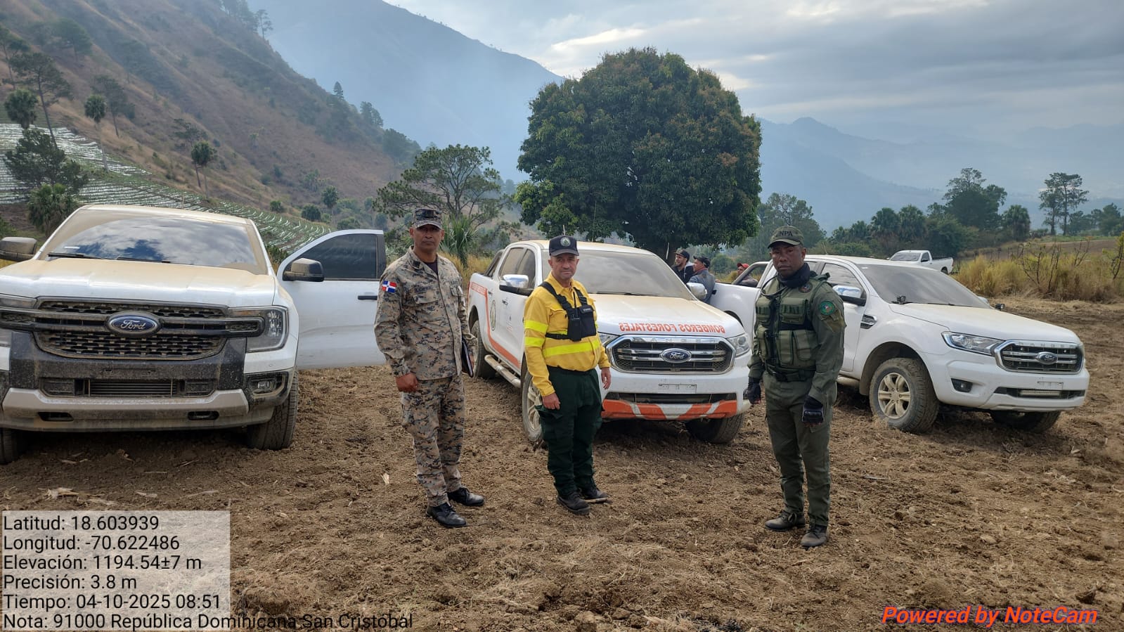 SENPA y Medio Ambiente sofocan en un 100% incendio forestal en Valle Nuevo