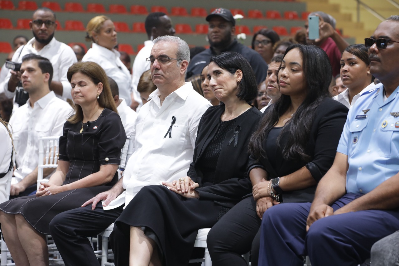 Presidente Abinader participa del acto memorial por los fallecidos en la tragedia del Jet Set