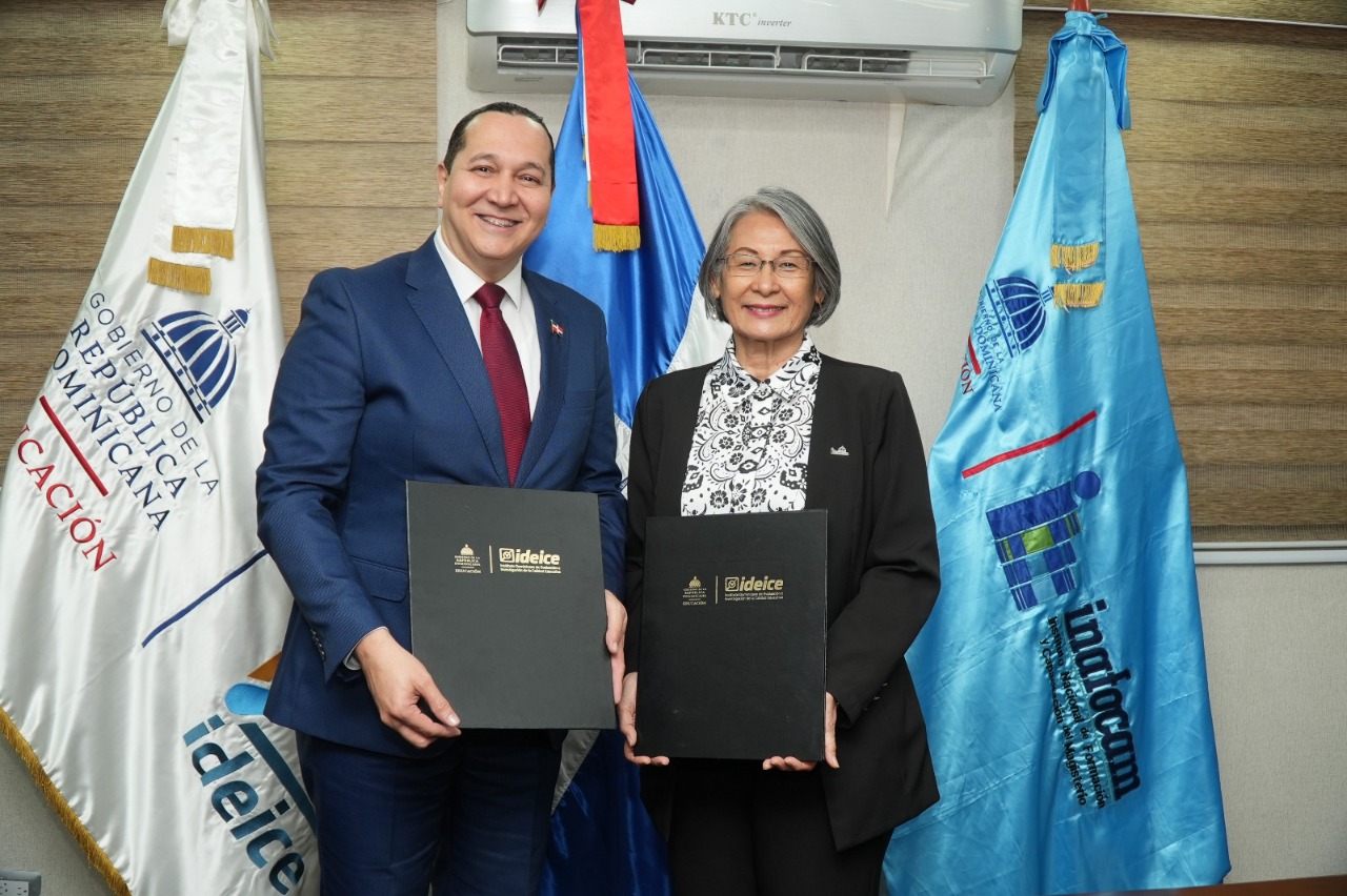 El Inafocam y el Ideice firman convenio para impulsar la calidad educativa a través de la evaluación y la investigación