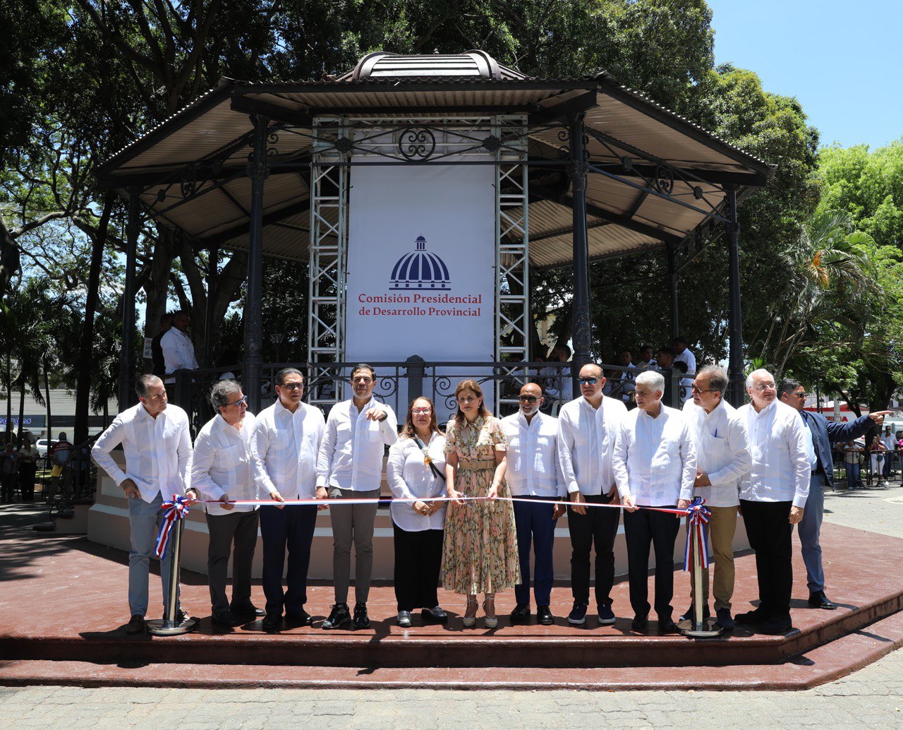 Vicepresidenta Raquel Peña inaugura obras de revalorización en el Centro Histórico de Santiago