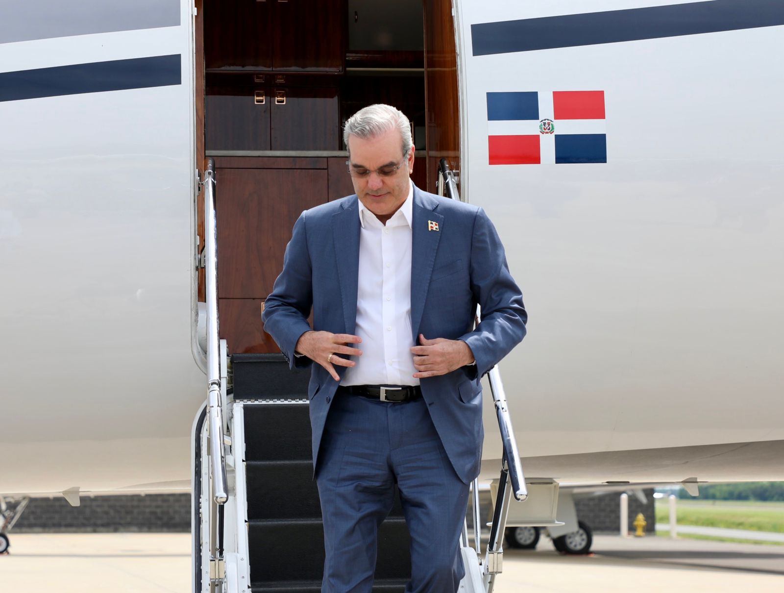 Presidente Abinader llega a Washington para reunión con el Secretario de Estado Marco Rubio
