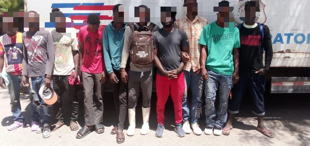 DGM detiene a 1,535 nacionales haitianos en situación migratoria irregular y repatría a otros 1,173