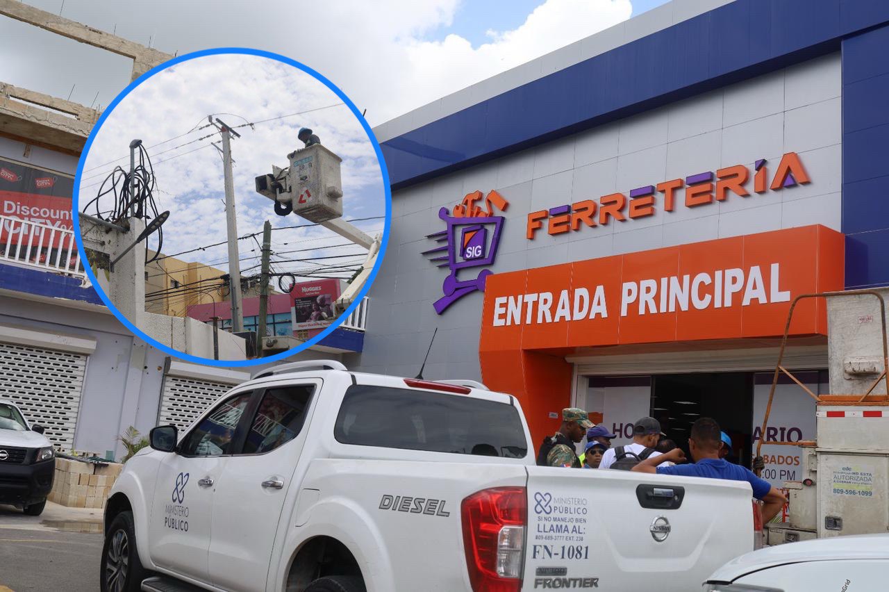 PGASE, SIE y EDEEste desmantelan fraude eléctrico en ferretería de La Romana