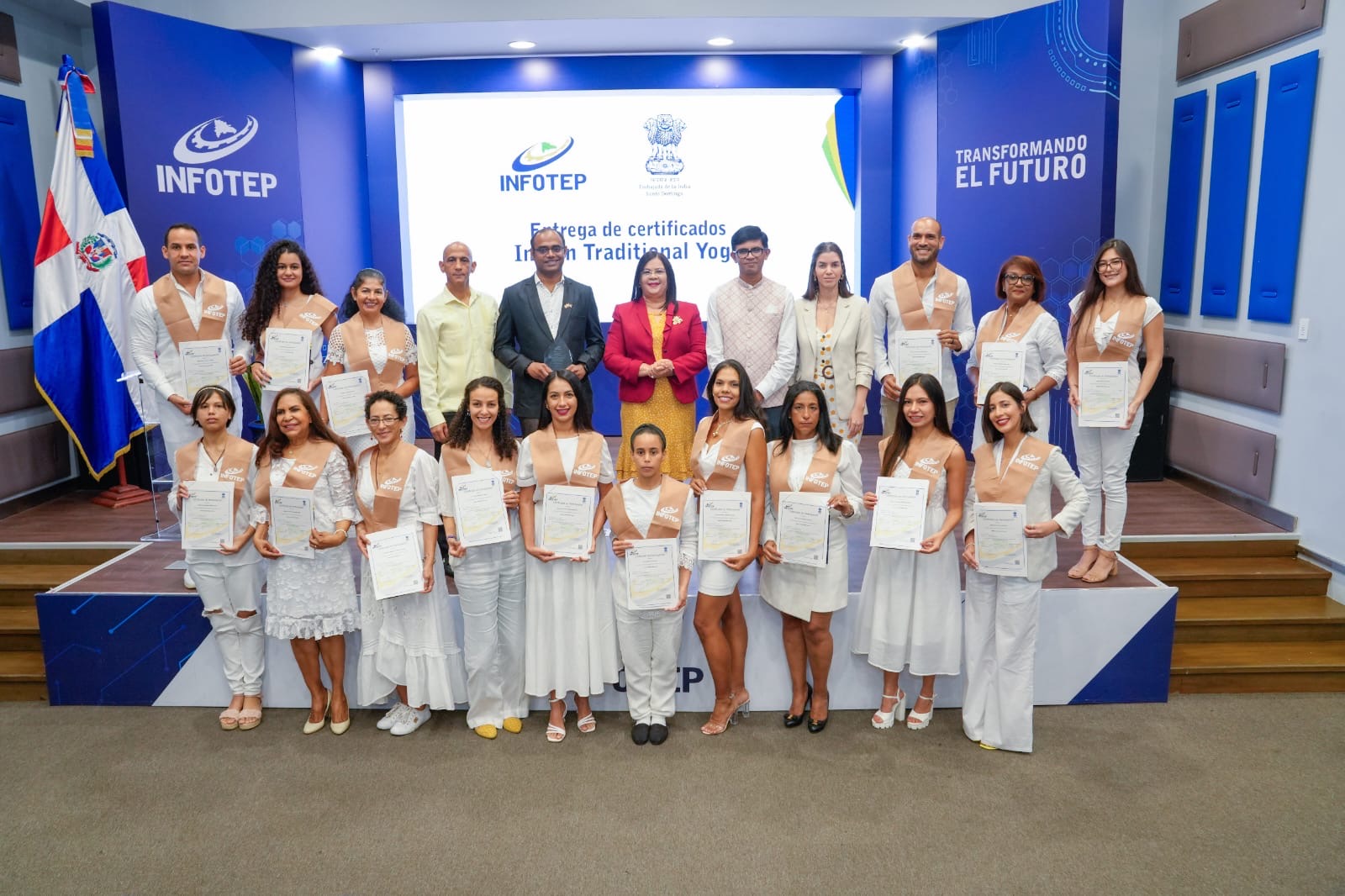 INFOTEP y la Embajada de la India promueven el bienestar integral a través de la formación en Yoga