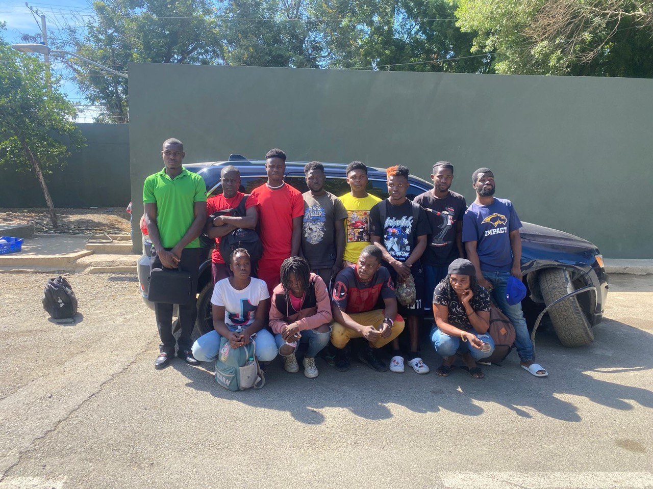 Detienen jeepeta con 14 nacionales haitianos en condición migratoria irregular en Valverde