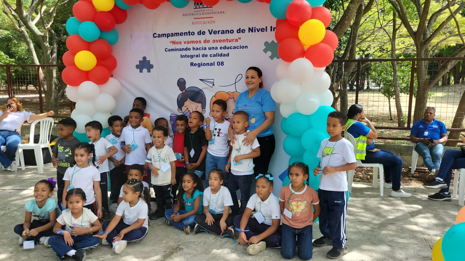MINERD realiza Campamento de Verano de Inicial con más de 2,800 niños bajo el lema “Nos vamos de aventura”