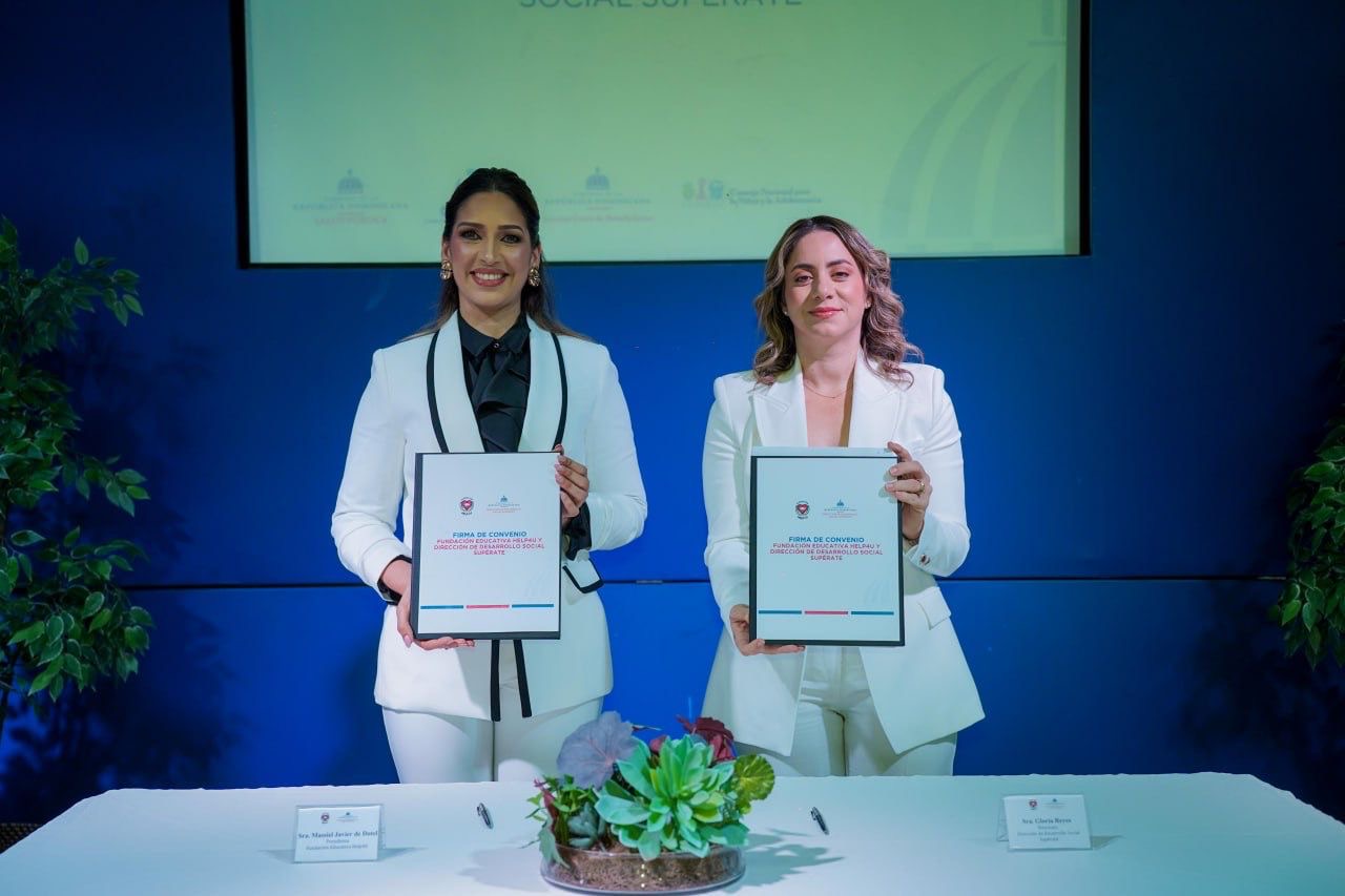 Desarrollo Social Supérate y Help4You aseguran educación de niños, niñas y adolescentes afectados por tragedia del Jet Set