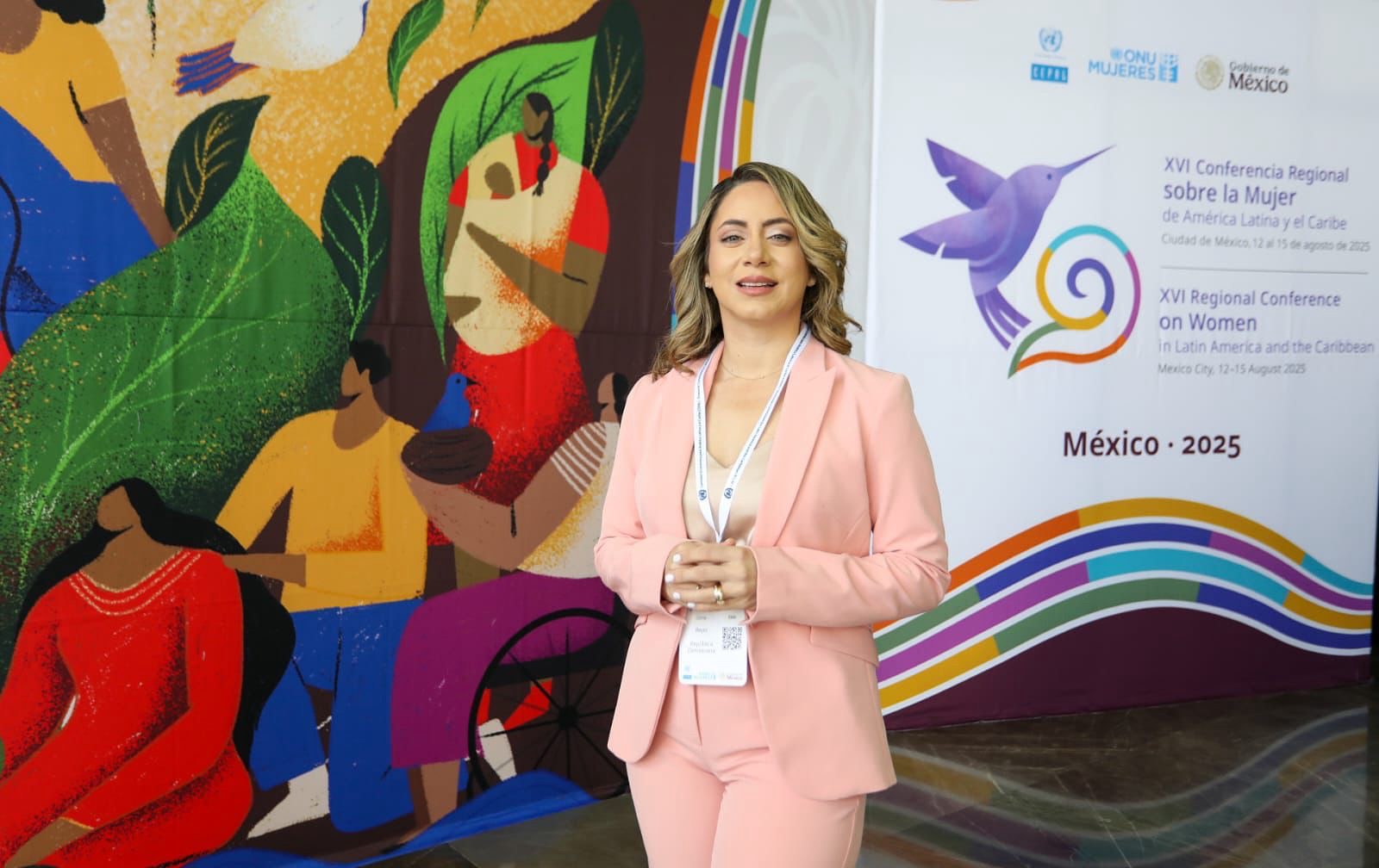 Gloria Reyes expone en México sobre avances de Política de Cuidados en RD; lo califica como un derecho