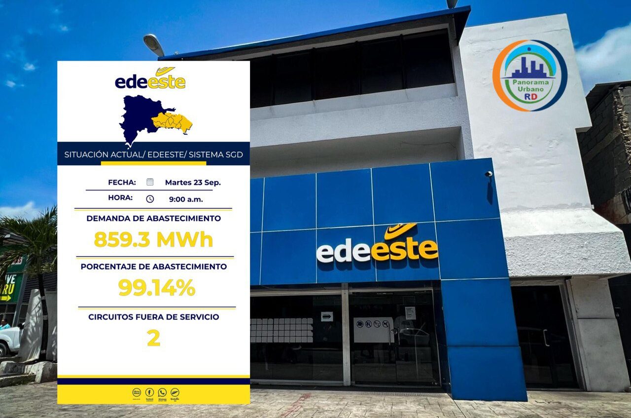 EDEESTE mantiene un abastecimiento eléctrico estable por encima del 97%