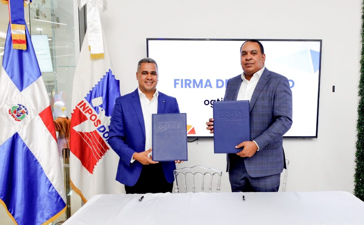OGTIC e INPOSDOM firman acuerdo para instalación de nuevos Puntos GOB sin costo de alquiler