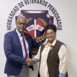 Presidente de la Hermandad de Veteranos se reune con la Dra Yubelkis Aquino, candidata a Presidir CMD