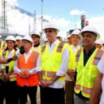 Presidente Abinader supervisa construcción de nueva planta eléctrica que aportará más de 400 megavatios al país