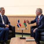 Presidente Abinader se reúne con el Rey de Jordania Abdalá II bin Al-Hussein