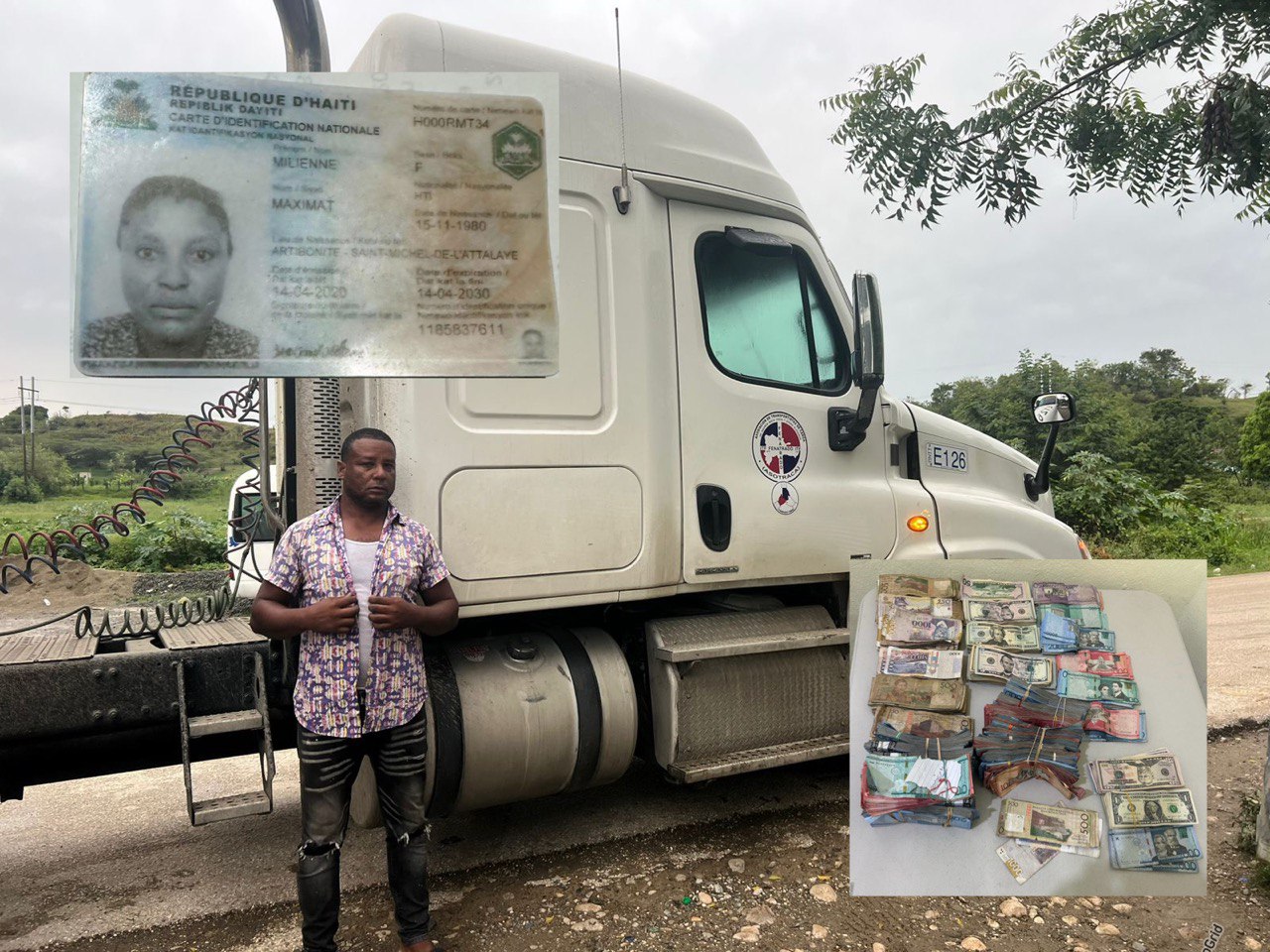 Ejército detiene a ciudadana haitiana con más de RD$3.5 millones de pesos y otras divisas en San Juan de la Maguana