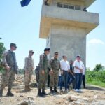 Ministro de Defensa encabeza recorrido por la frontera junto a asesores del Poder Ejecutivo en materia policial