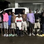 DGM detiene 12 menores haitianos con armas blancas y en alegadas acciones delincuenciales en la frontera
