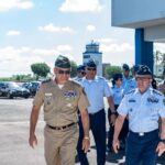 Ministro de Defensa encabeza jornada de trabajo en la Fuerza Aérea de República Dominicana