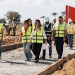 Carolina inspecciona los trabajos que desarrolla la Alcaldía del DN en la ciudad