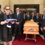 Presidente Abinader asiste a honras fúnebres de dirigente político Vicente Sánchez Baret