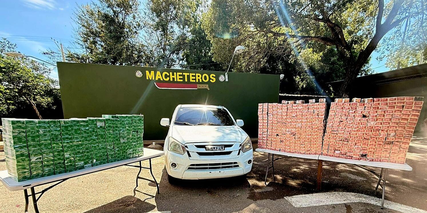 Ejército descubre contrabando de más de 120 mil cigarrillos en una camioneta en Santiago Rodríguez