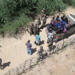 Un grupo de 21 haitianos indocumentados fue detenido durante operativo con drones realizado en Mao