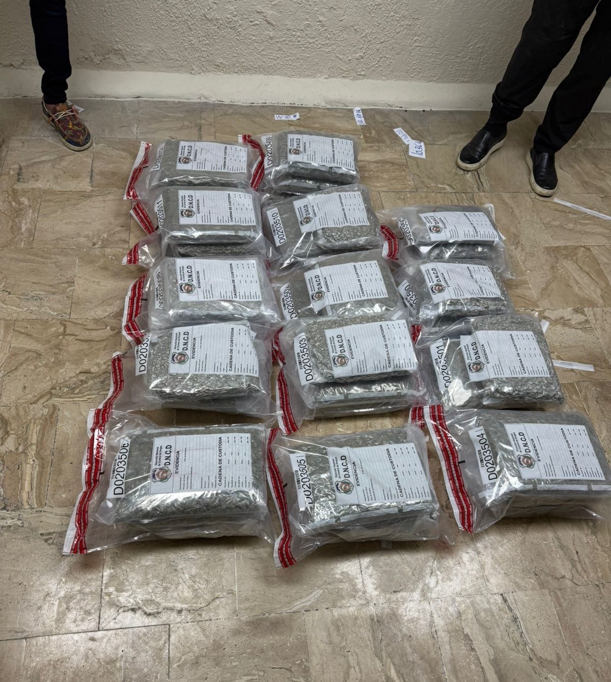 DNCD incauta 42 paquetes de presunta marihuana en el Aeropuerto de Punta Cana