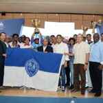 Concluyen con éxito los Juegos Universitarios 2025. Kelvin Cruz entrega corona de campeona a la UASD