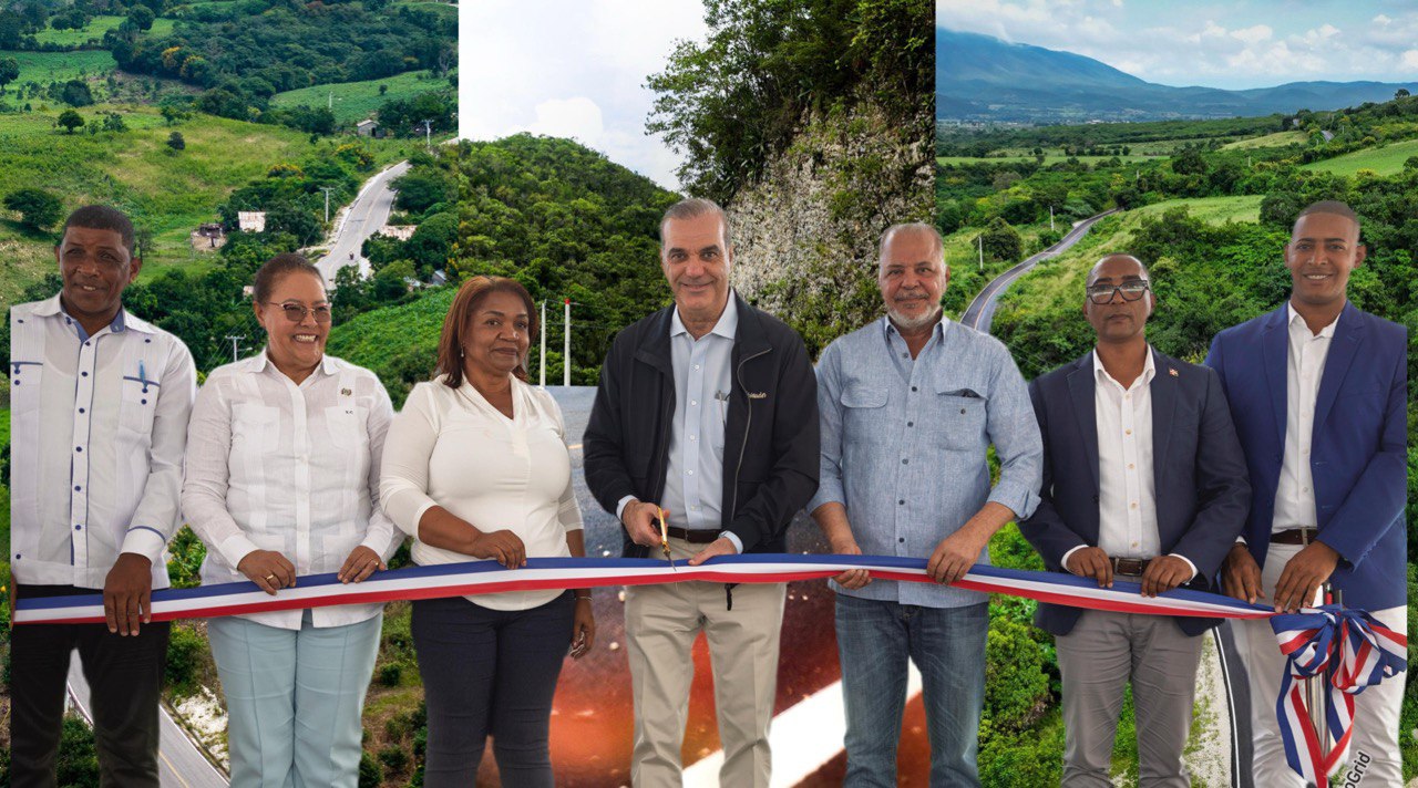 Abinader inaugura tres carreteras que beneficiarán a más de 18 mil habitantes en San Juan