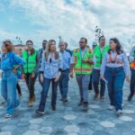 Carolina supervisa obras en el DN; valora avances en el Malecón Deportivo y parque Taíno