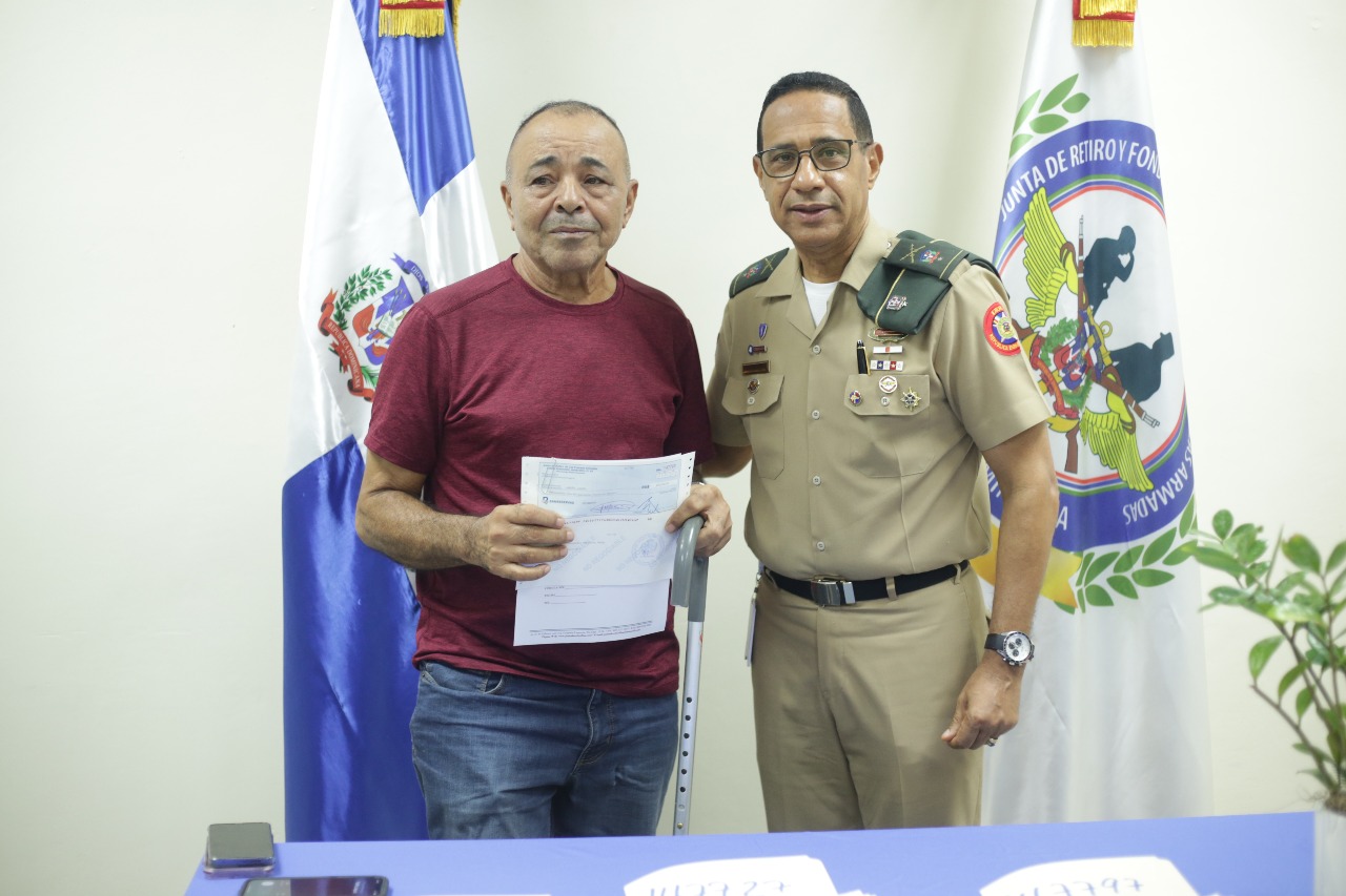 Ministerio de Defensa desembolsa más de RD$7.7 millones en pago retroactivo a pensionados militares
