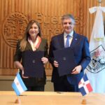 Carolina Mejía y Jorge Macri firman convenio de cooperación entre Santo Domingo y Buenos Aires