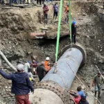 Coraasan e INAPA avanzan en solución definitiva de avería del tubo que abastece de agua a Santiago y Moca