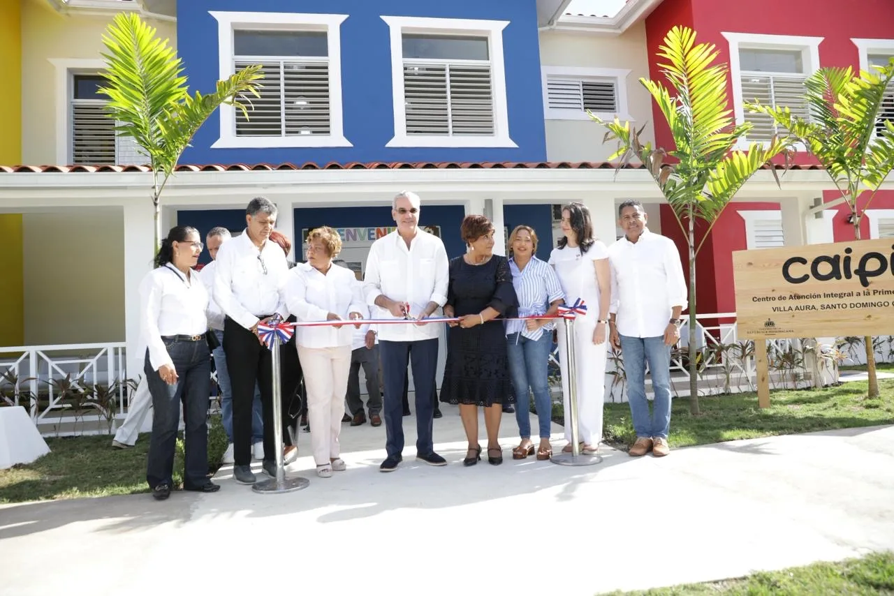 Presidente Abinader sigue fortaleciendo la atención a la primera infancia con la inauguración del Caipi Villa Aura, que beneficiará a 250 infantes