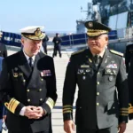 Ministro de Defensa visita base naval portuguesa y recorre patrullero de altura Clase “Tejo”