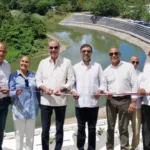 Presidente Abinader inaugura la construcción del muro de gaviones y adecuación del Río Yuna en comunidad Ceiba de los Pájaros para garantizar seguridad de los lugareños