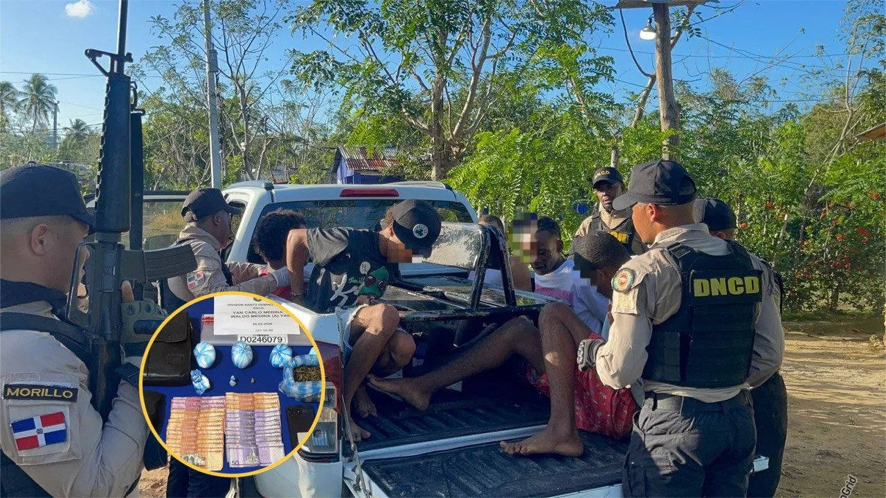 Autoridades arrestan a reconocidos microtraficantes en Punta de Villa Mella