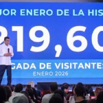 Turismo arranca con buen pie en el 2026 con la llegada de 1,219,606 visitantes en enero