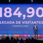 Turismo crece más de un 13 por ciento en febrero al recibir 1,184,902 de visitantes