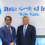 Leonardo Aguilera realiza visita al State Bank of India en Nueva York para fortalecer relaciones internacionales