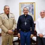 Director de Migración realiza visita de cortesía al Obispo Coadjutor de SD Monseñor Morel Diplán